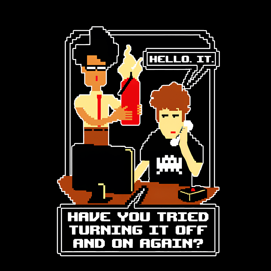 Tech Support Sitcoms - Funny Catchphrases  T-Shirt