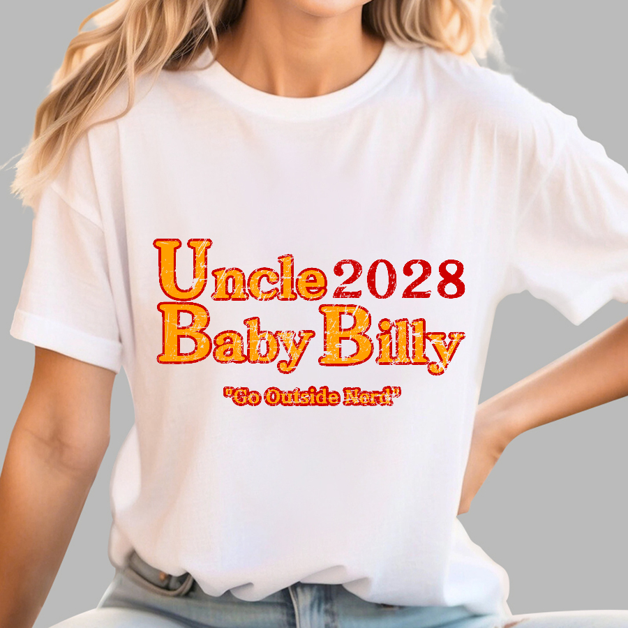 Uncle Baby Billy 28 - Go Outside Nerd  T-Shirt