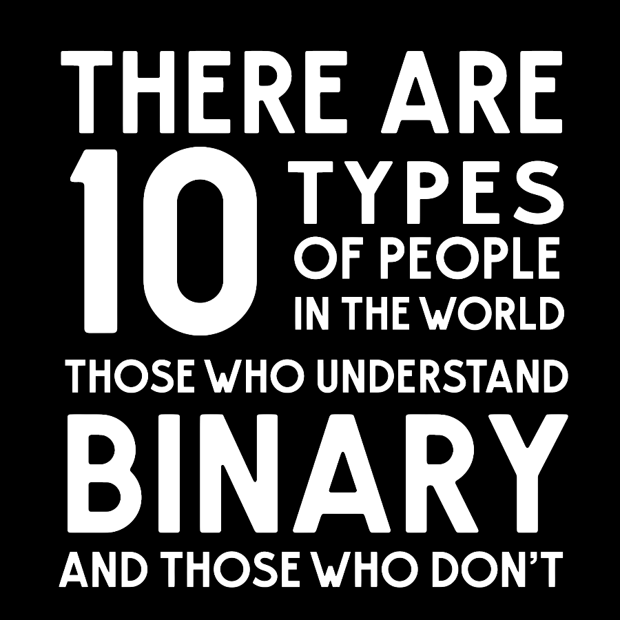 There Are 10 Types of People-Those Who Understand Binary and Those Who Don’t  T-Shirt