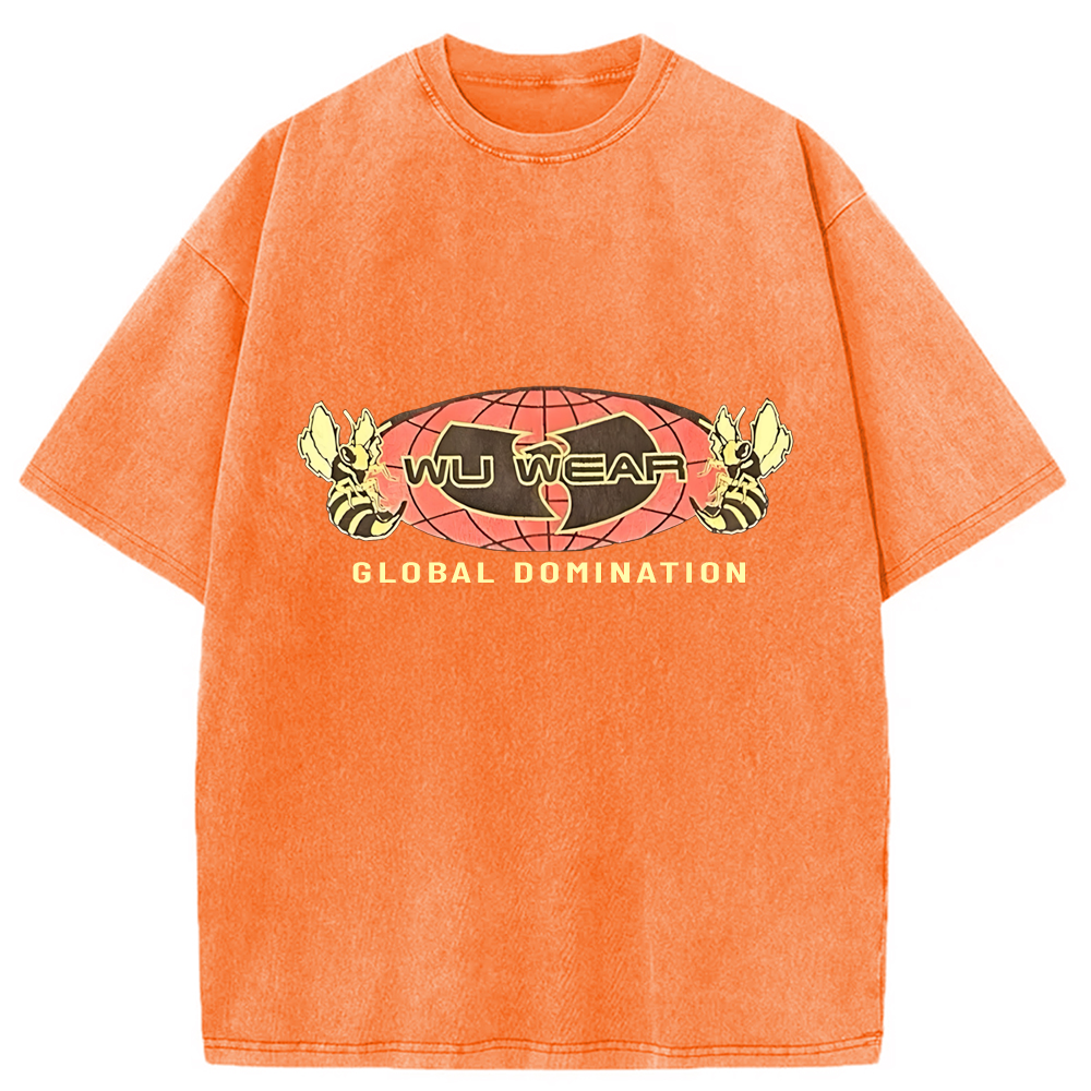 bbb Vintage 90s Wu Wear Wu Tang Washed T-Shirt