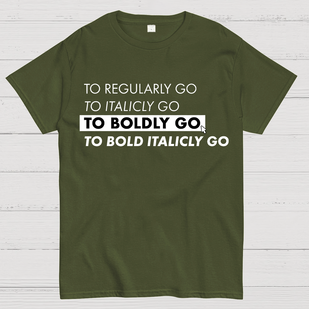Font Trek  T-Shirt