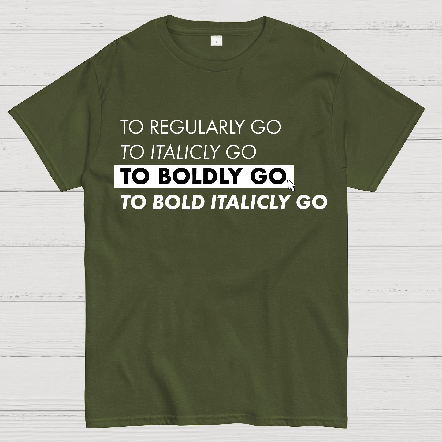 Font Trek  T-Shirt