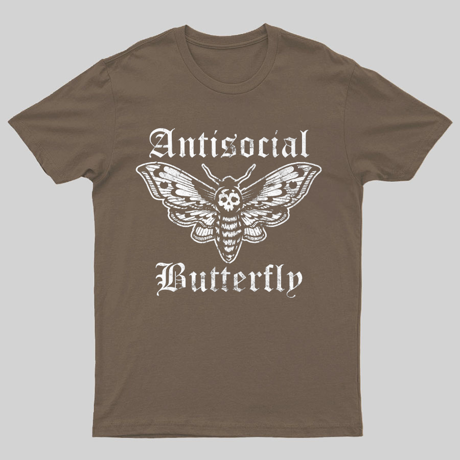 Funny Antisocial Butterfly y T-Shirt