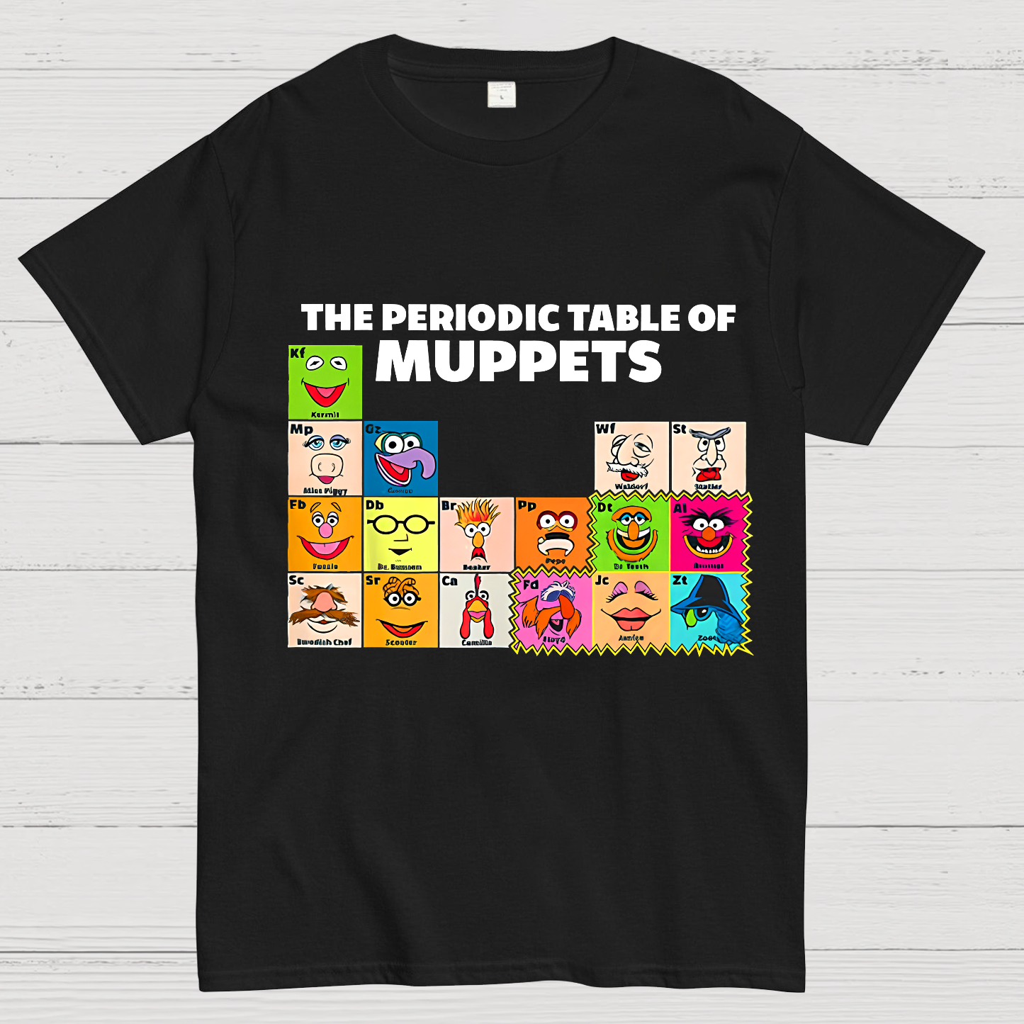 Muppets Periodic Table Funny y T-Shirt
