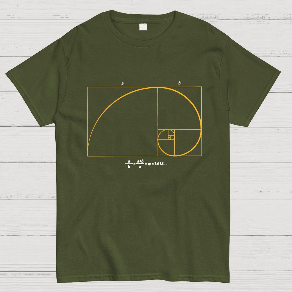 Fibonacci Shirt ∙ Math Art ∙ Science Engineer y T-Shirt