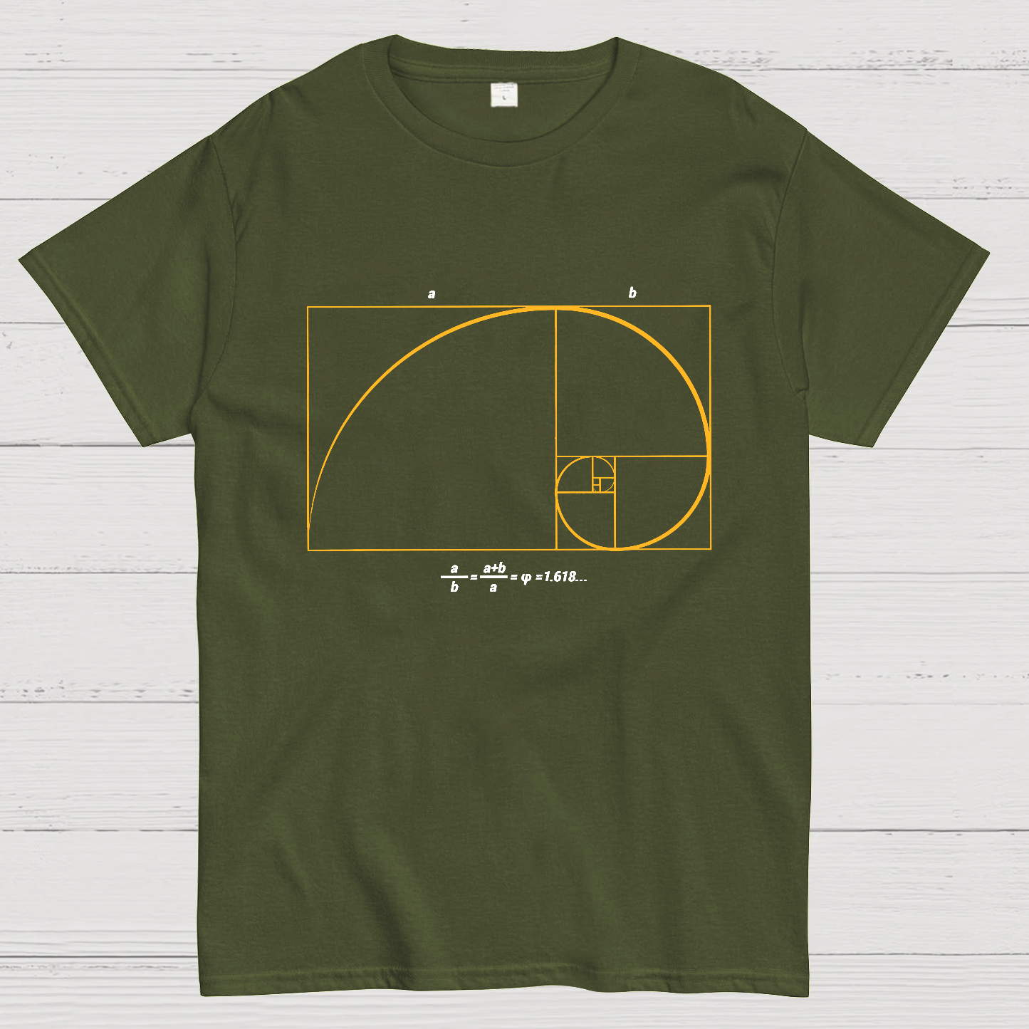 Fibonacci Shirt ∙ Math Art ∙ Science Engineer y T-Shirt