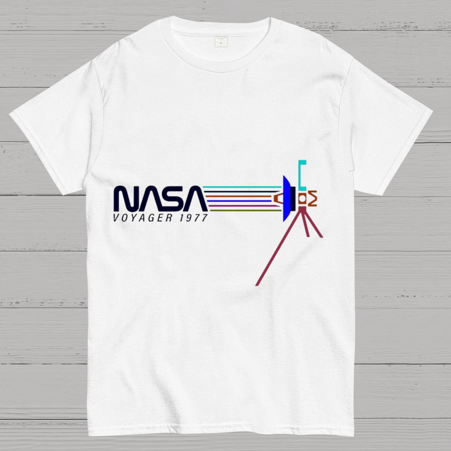 Retro NASA Voyager Spacecraft y T-Shirt