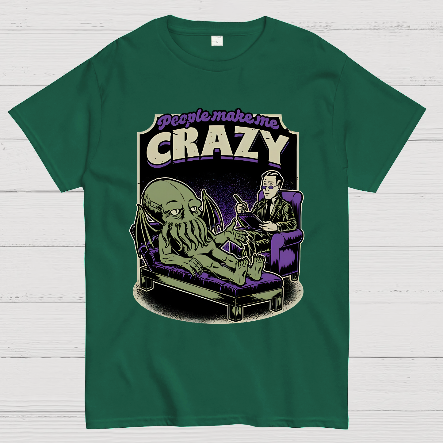 Lovecraft Cthulhu Therapy  T-Shirt