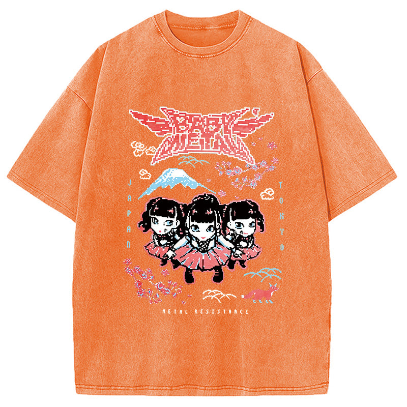 bbb Babymetal Tokyo Washed T-Shirt