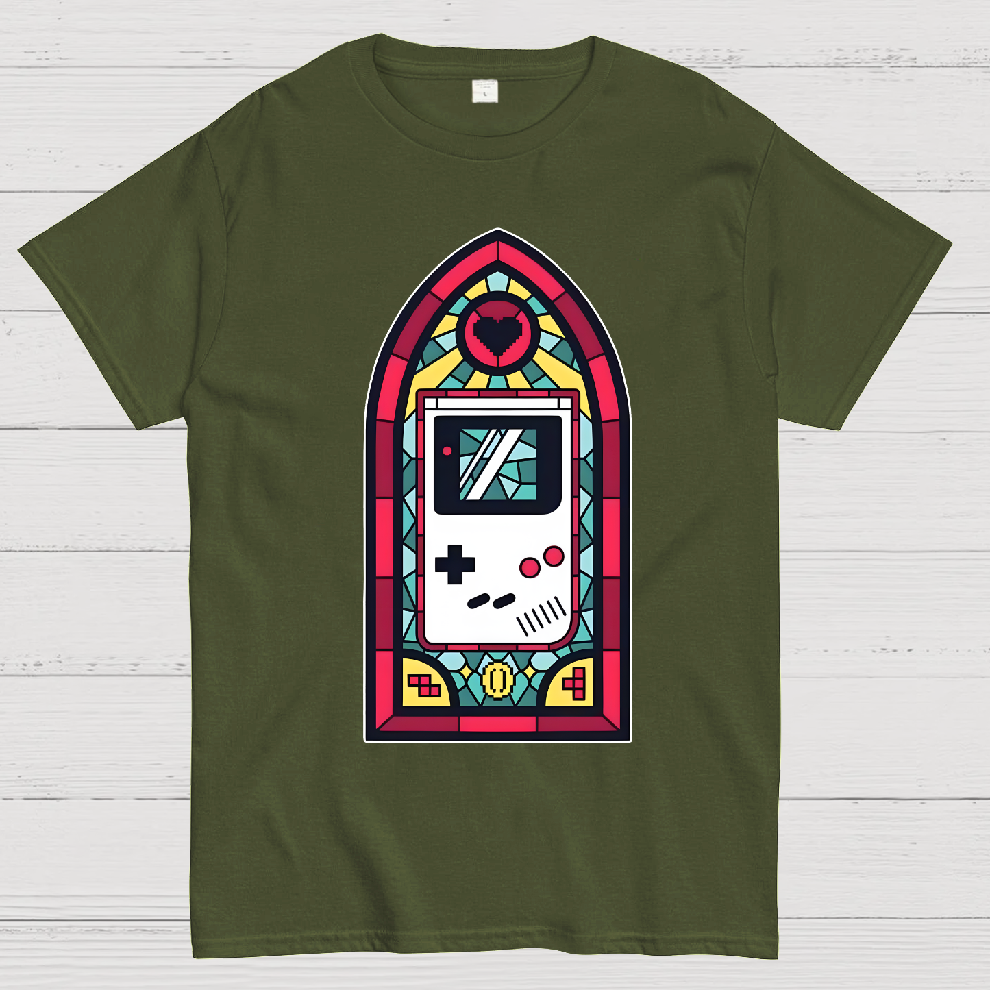 8bit Stained Glass  T-Shirt
