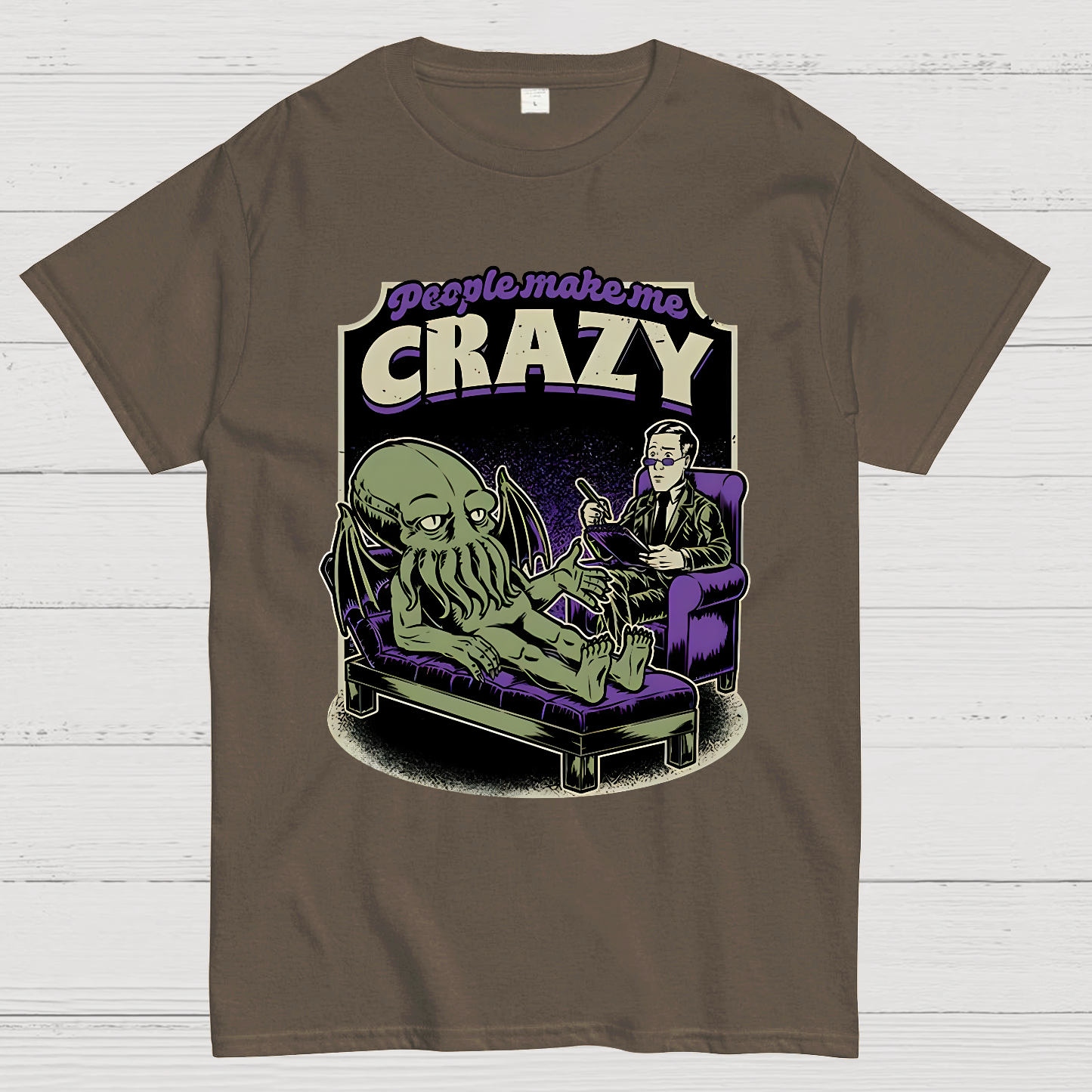 Lovecraft Cthulhu Therapy  T-Shirt