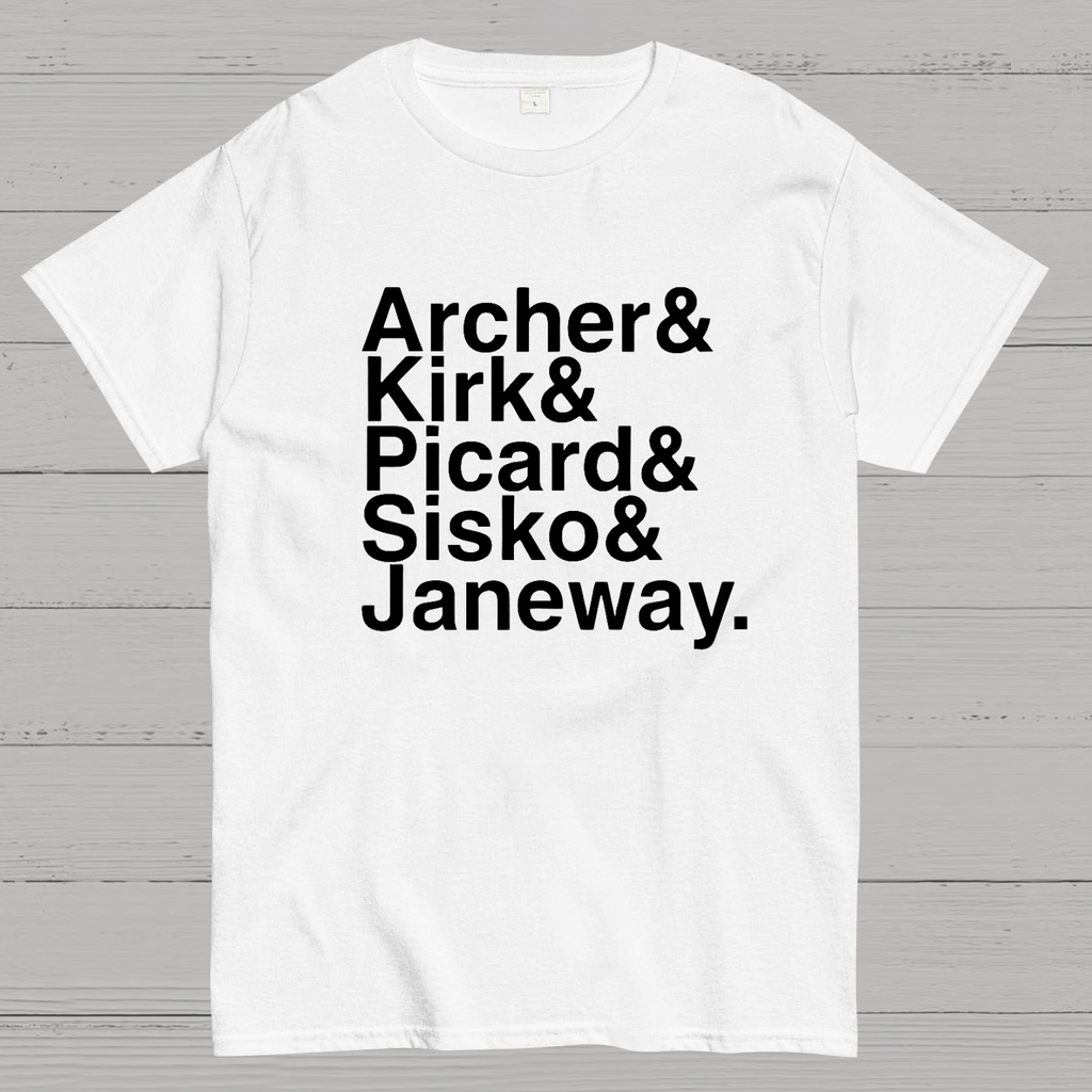Star Trek Captains T-Shirt