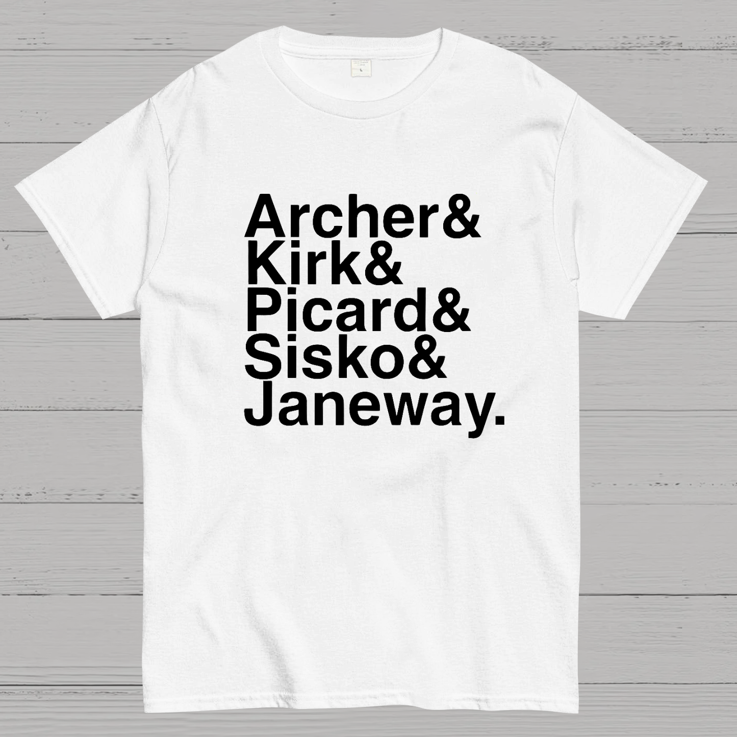 Star Trek Captains T-Shirt