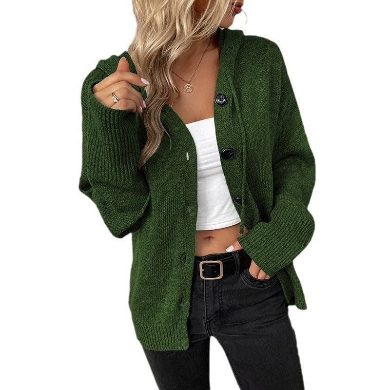 Warm Relaxed Women Cardigan Coat - Oversized Knit, Casual