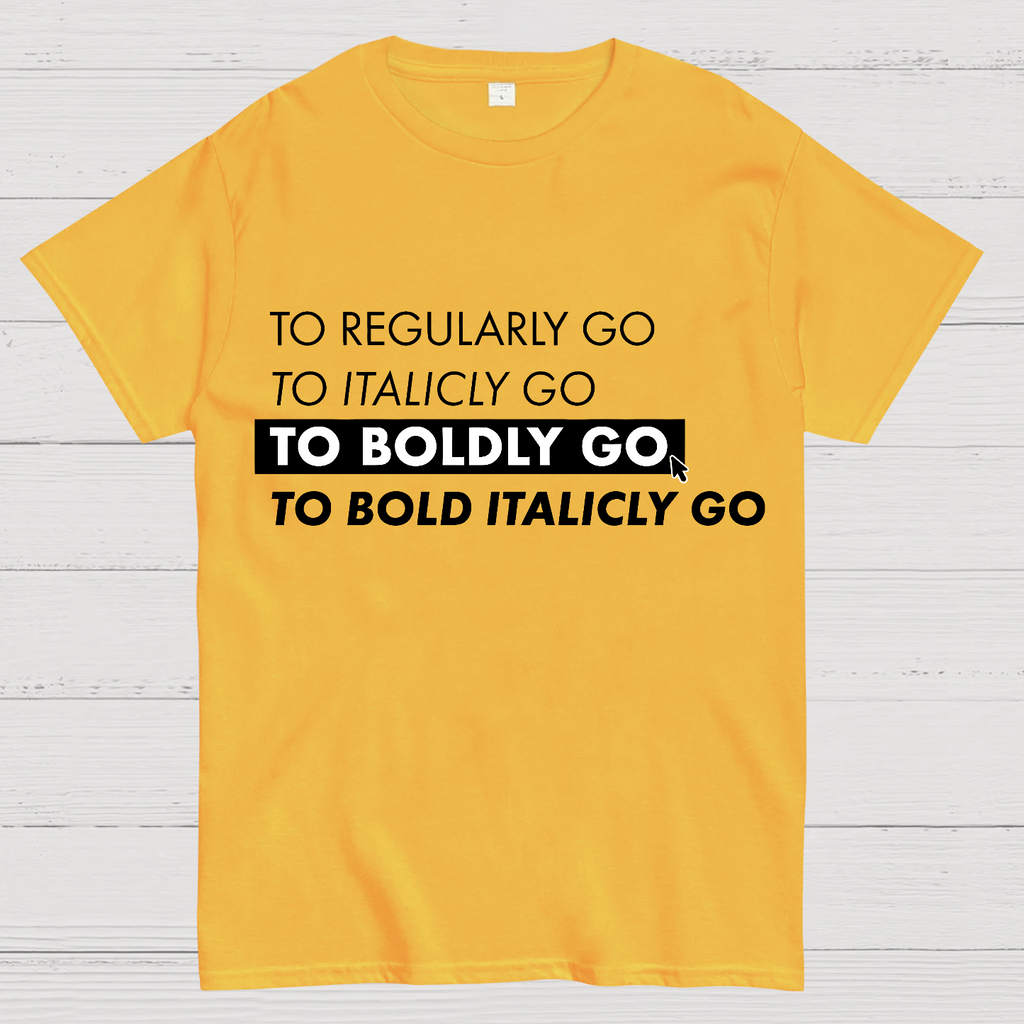 Font Trek  T-Shirt