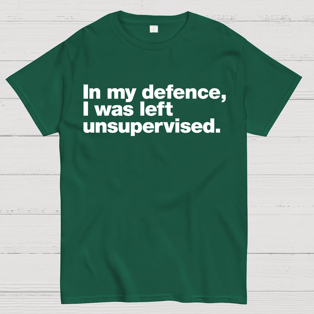 In My Defence，I Was Left Unsupervised. T-Shirt