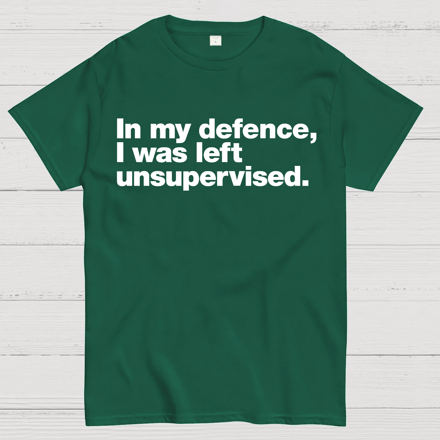 In My Defence，I Was Left Unsupervised. T-Shirt