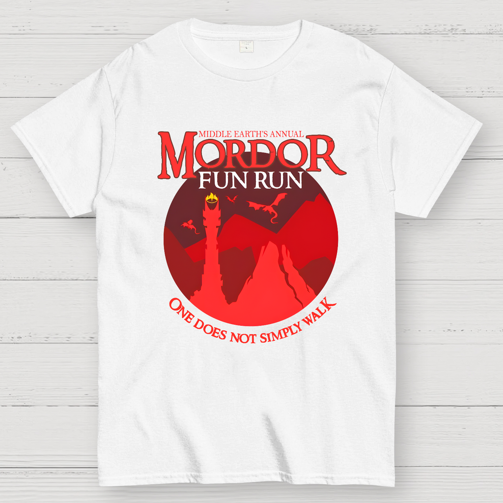 Middle Earth’S Mordor Fun Run One Does Not Simply Walk  T-Shirt