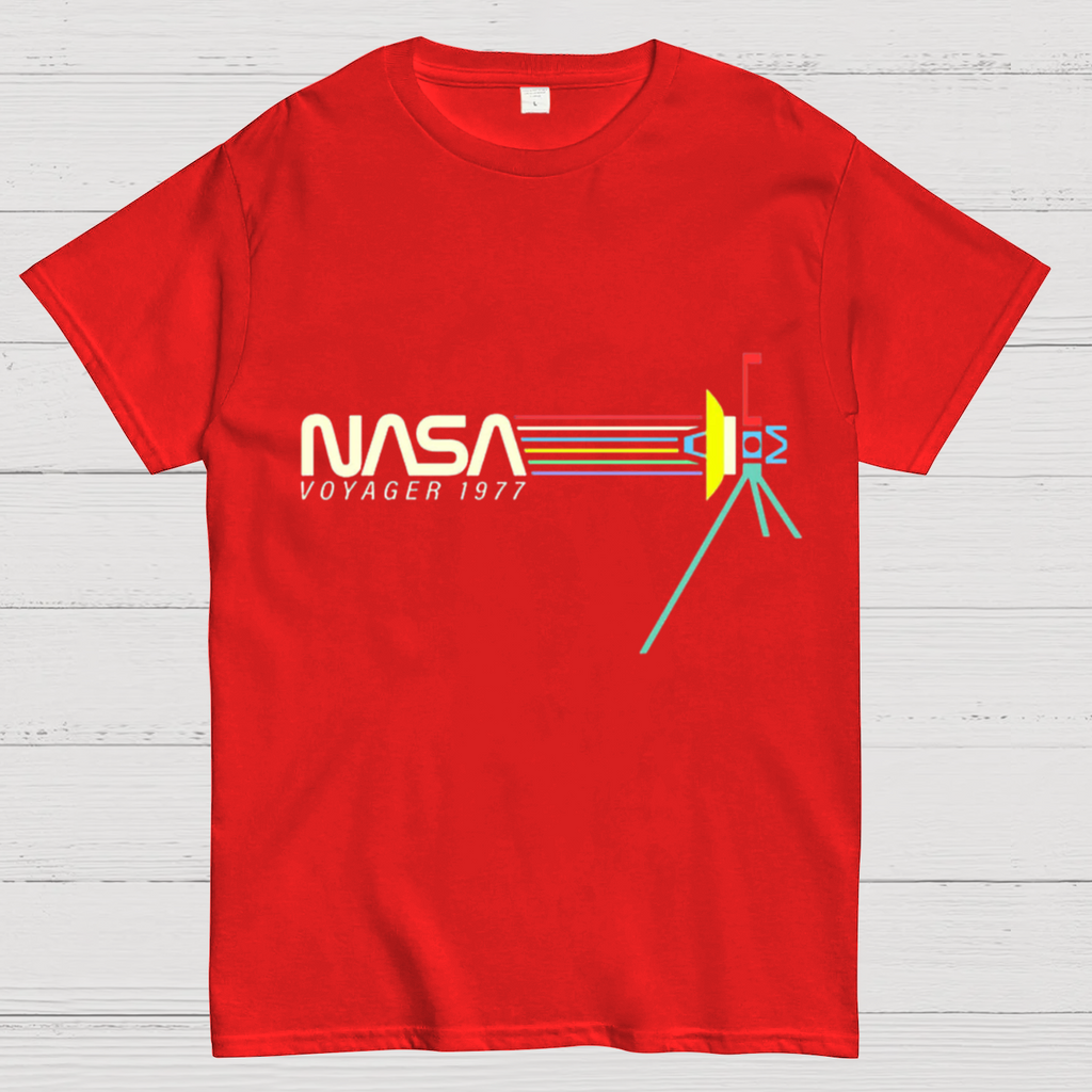 Retro NASA Voyager Spacecraft y T-Shirt