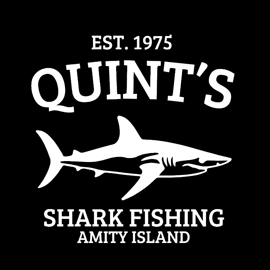 Quint's Shark Fishing Amity Island 1975 Jaws y T-Shirt