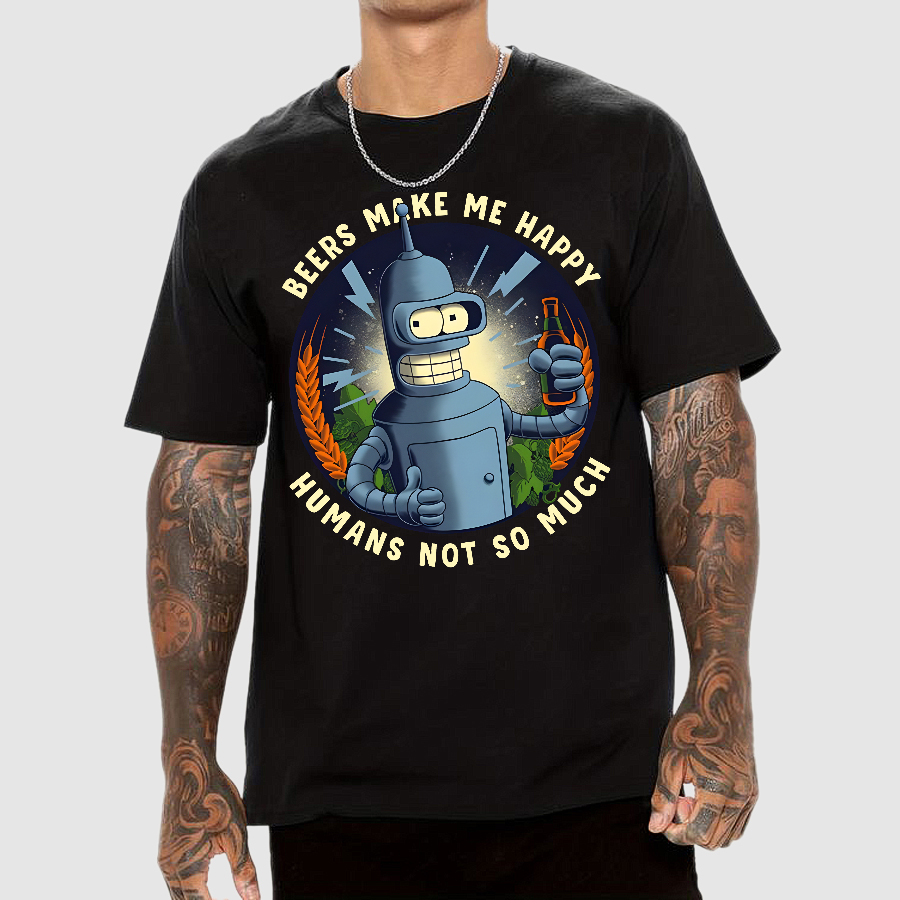 Beers Make Me Happy  T-Shirt