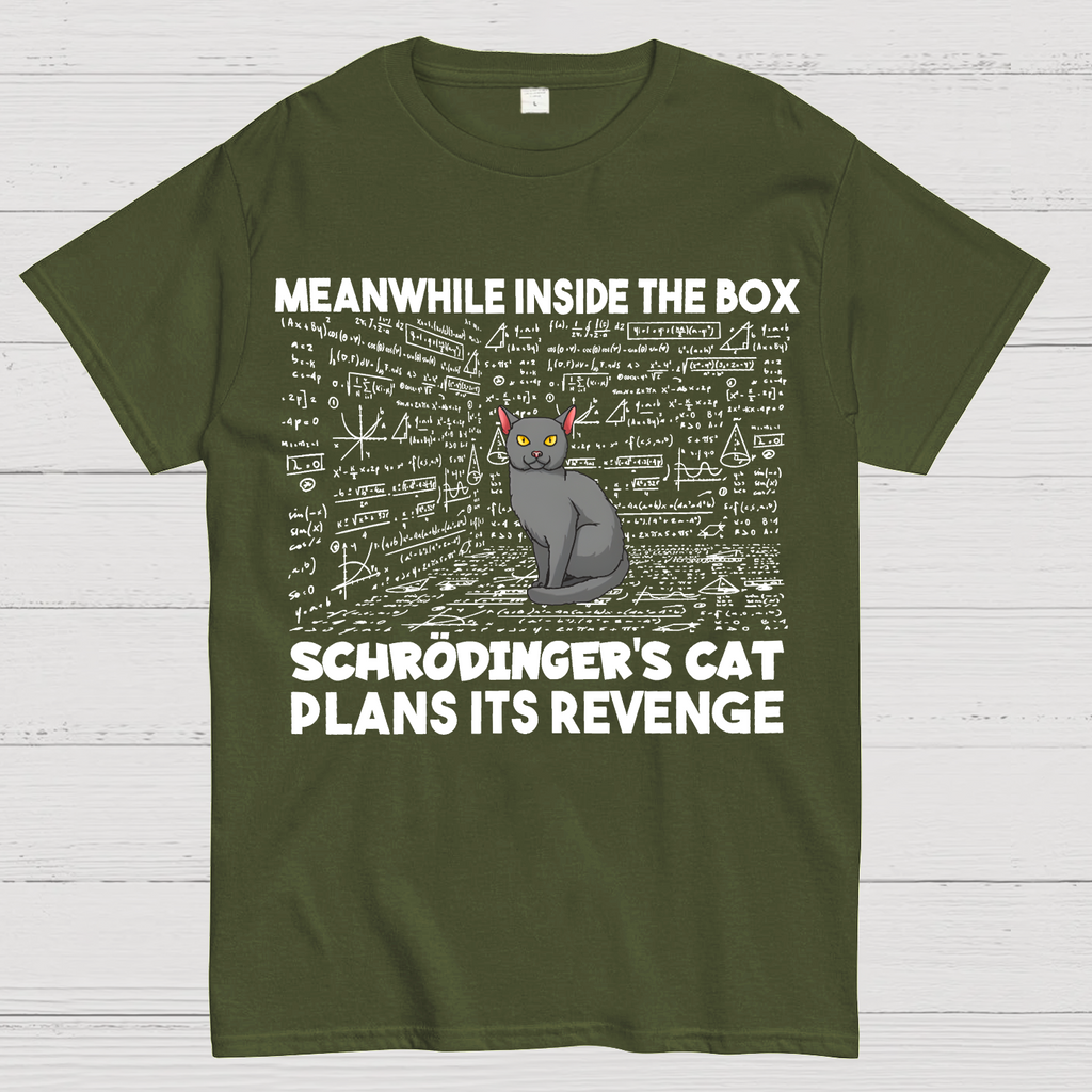Inside The Box Schrödingers Cat Plans Its Revenge  T-Shirt