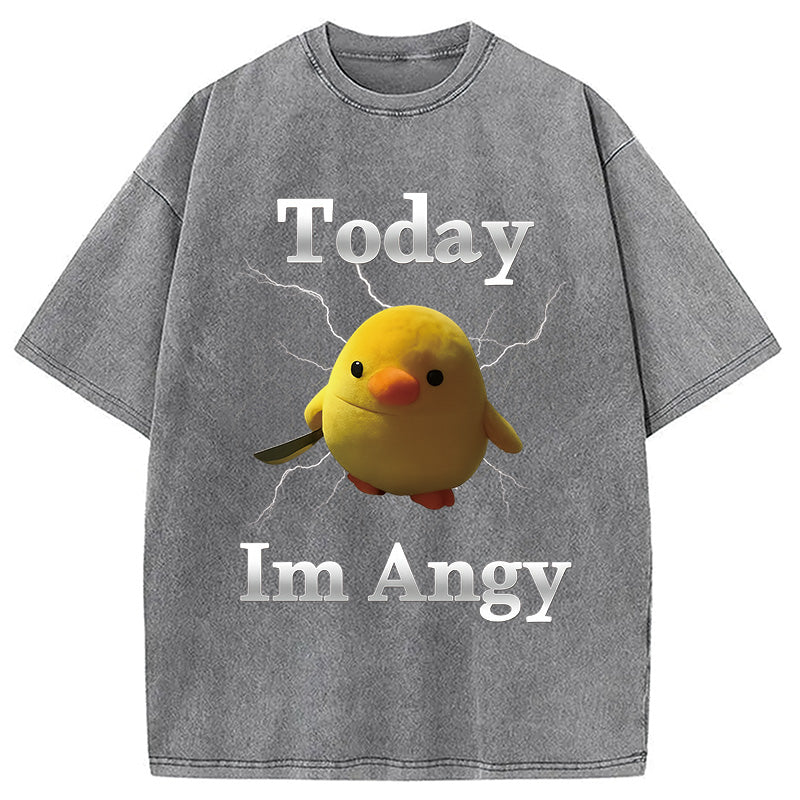 bbb Today I'm Angry Washed T-Shirt