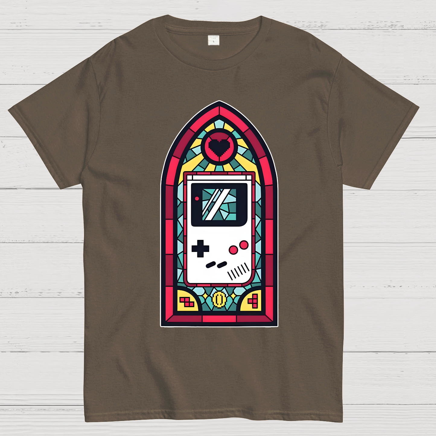 8bit Stained Glass  T-Shirt