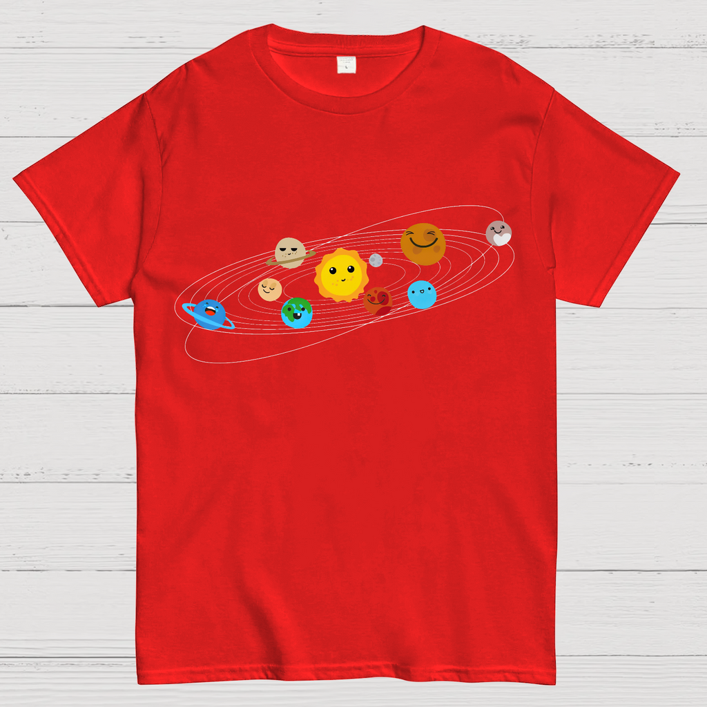Solar System Nerdy T-Shirt