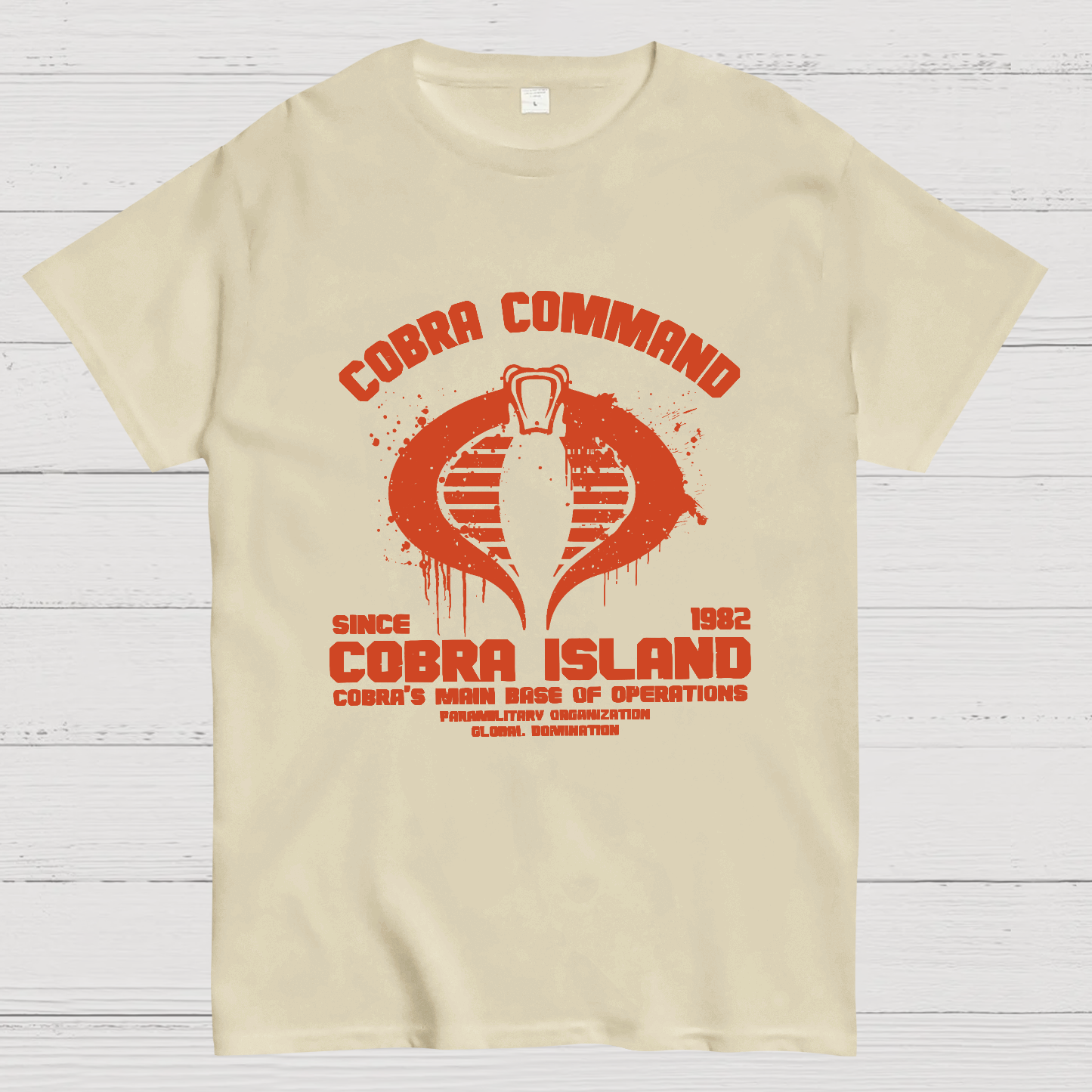 Cobra Command Cobra Island Nerd T-Shirt