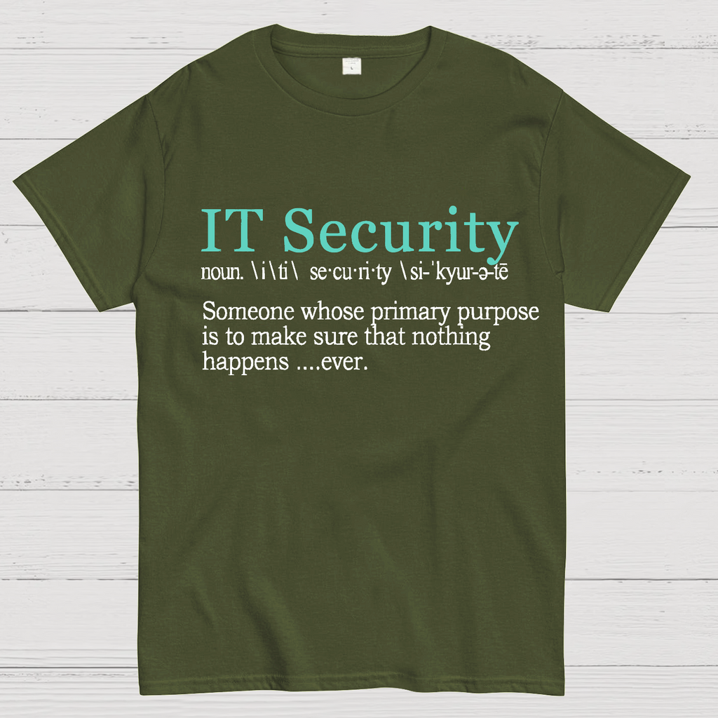 Best Funny IT Security Cybersecurity Definition Gi  T-Shirt