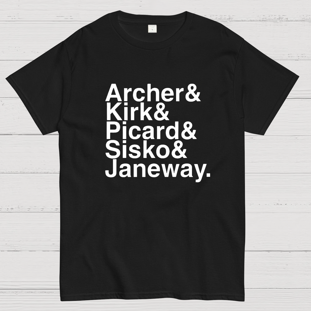 Star Trek Captains T-Shirt