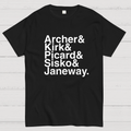 Star Trek Captains T-Shirt
