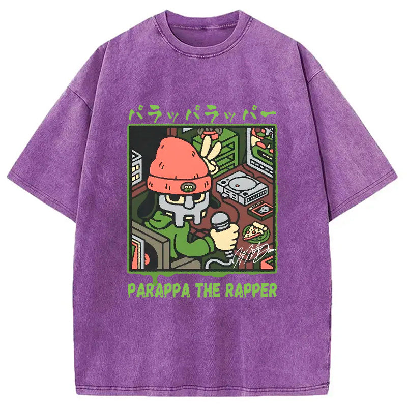 bbb PaRappa the Rapper MF DOOM Washed T-Shirt