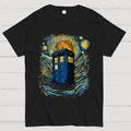 Starry Sky Phone Booth  T-Shirt