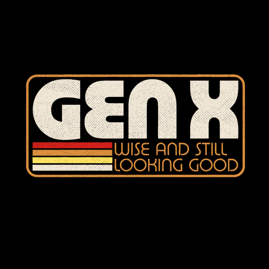 Gen X Vintage Quote  T-Shirt