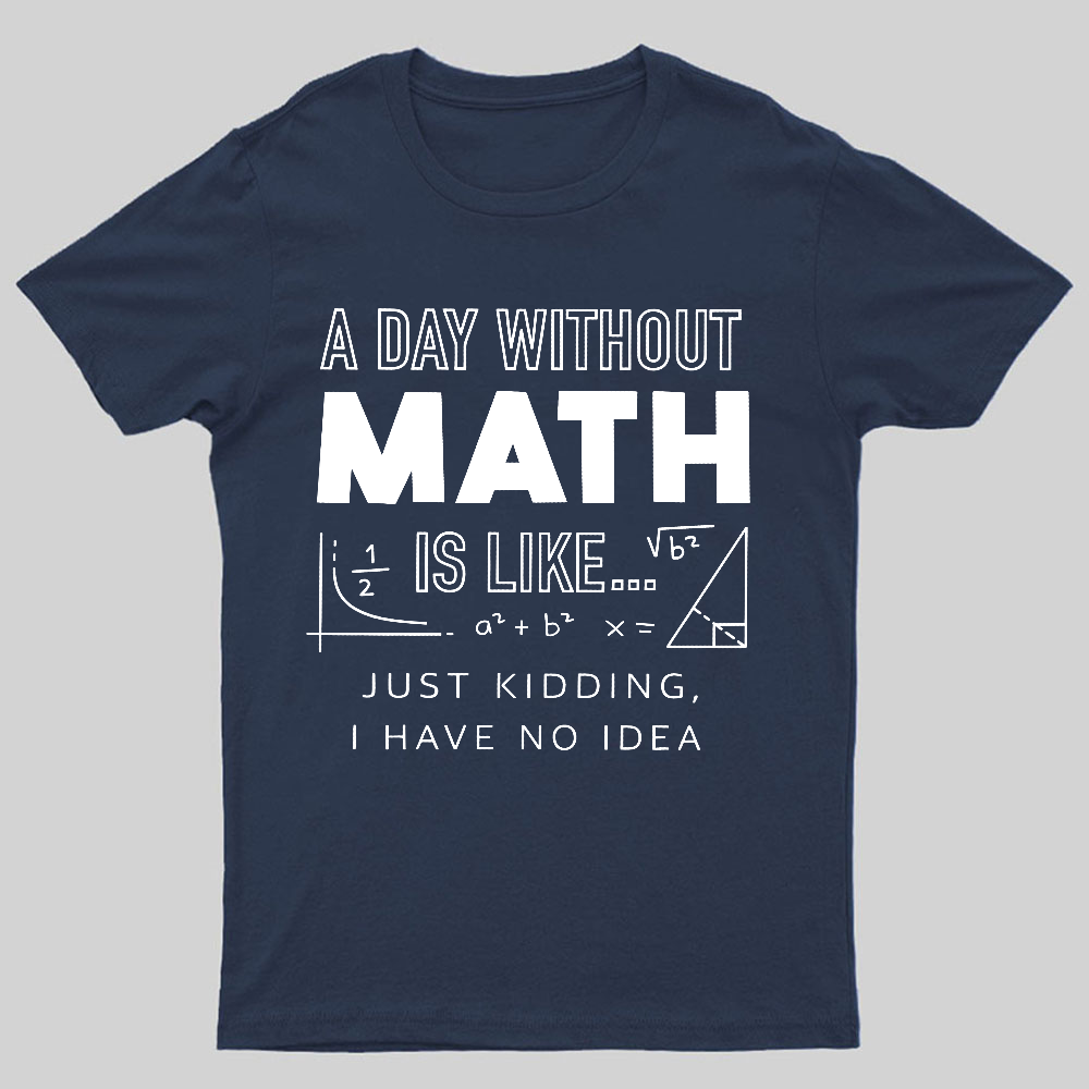 A Day Without Math Is Like y T-Shirt