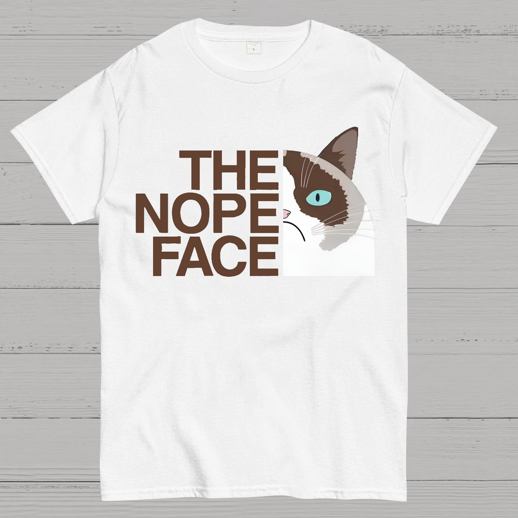 The nope face funny cat  T-Shirt