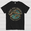 Star Battles X-Wing Squadron Faded Portrait  T-Shirt