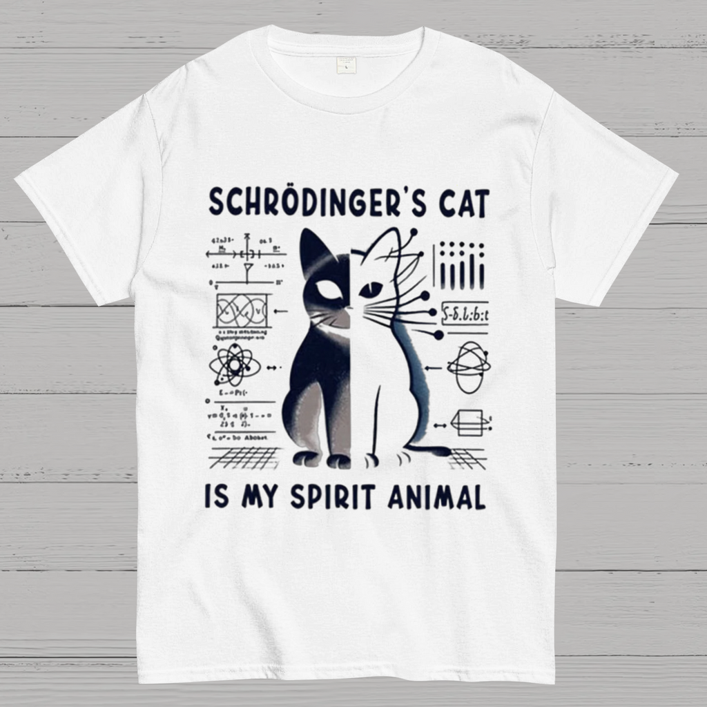 Schrodinger's Сat Science T-Shirts