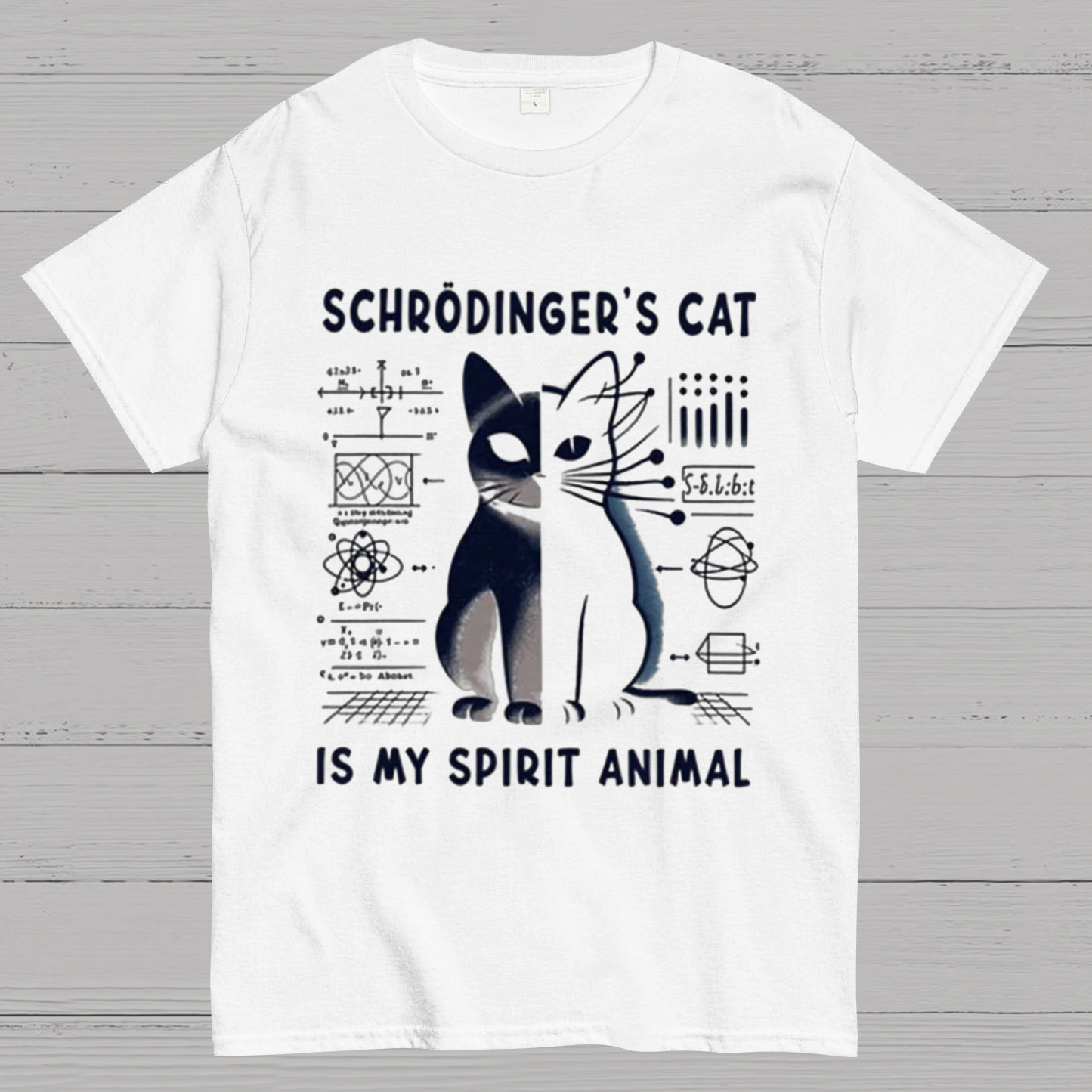 Schrodinger's Сat Science T-Shirts