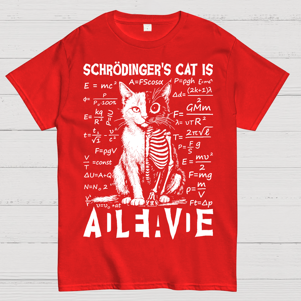 Schrödinger's Cat Dead And Alive  T-Shirt