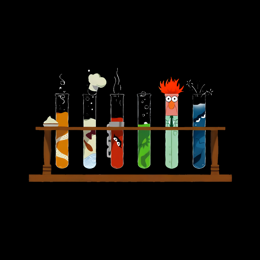 Muppet Science Bunsen And Beaker Teacher y T-Shirt