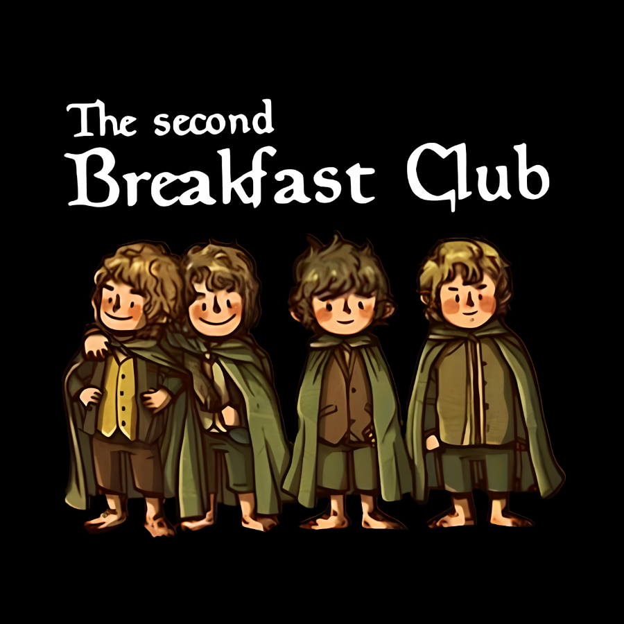 The Lord Of The Ring The Second Breakfast Club Nerdy T-Shirt