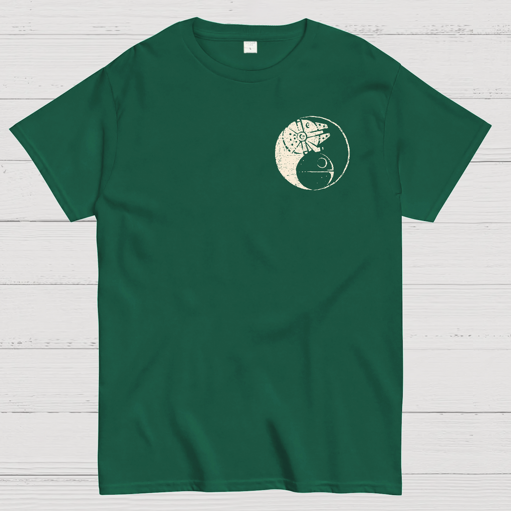 Balancing The Force Front And Back Printing  T-Shirt
