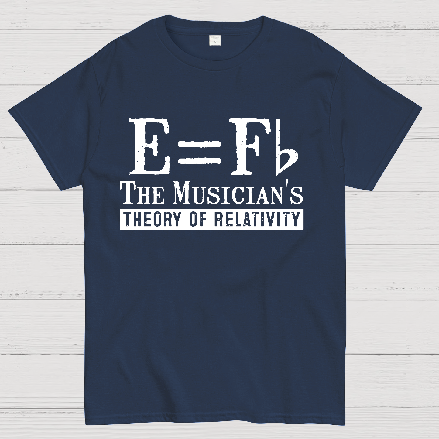 E Equals F Flat Theory of Relativity  T-Shirt