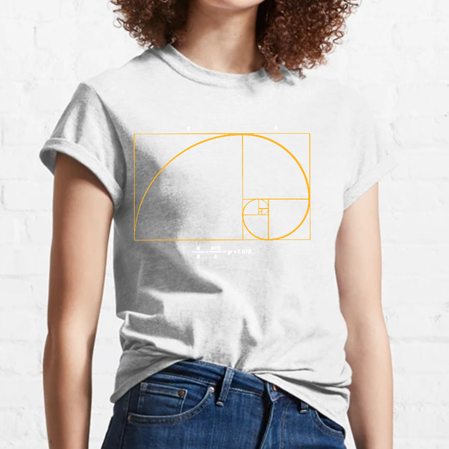 Fibonacci Shirt ∙ Math Art ∙ Science Engineer y T-Shirt