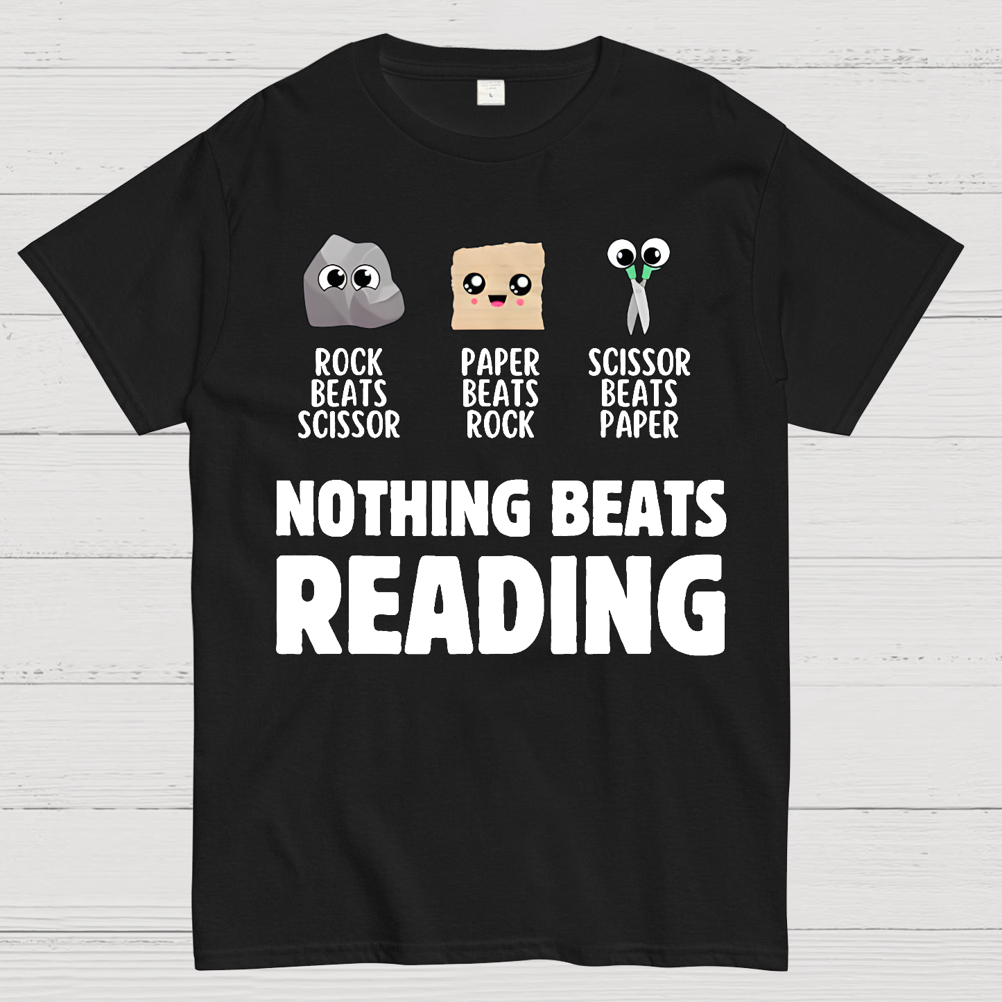 Nothing Beats Reading Librarian Book Bookworm  T-Shirt