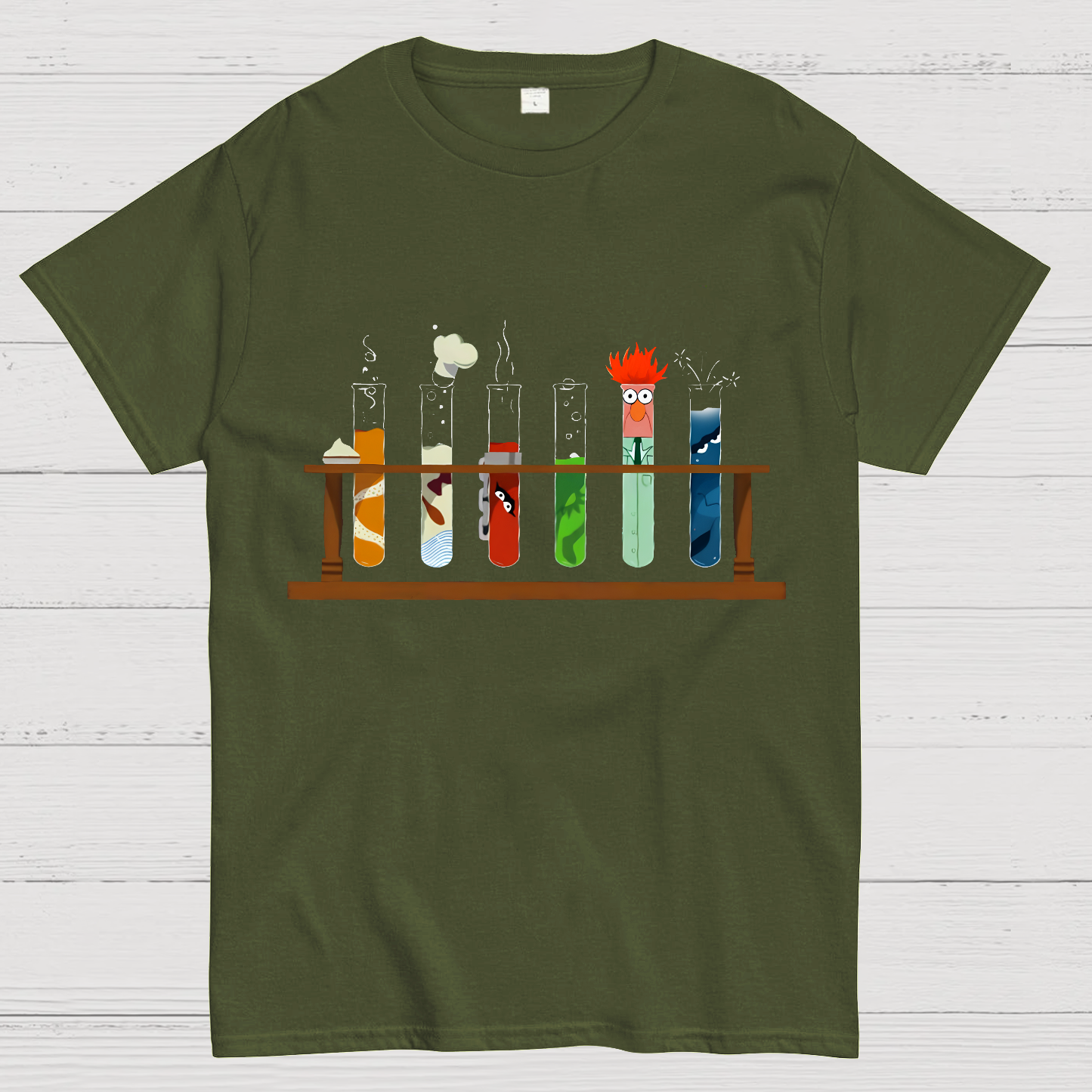 Muppet Science Bunsen And Beaker Teacher y T-Shirt