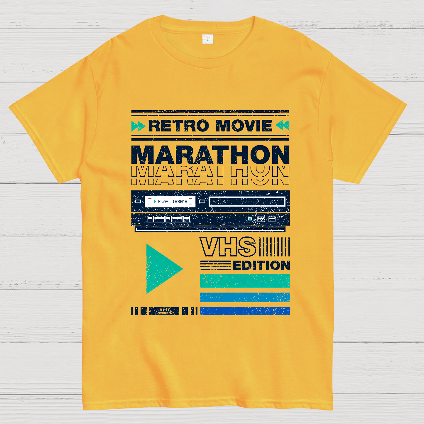 Retro Movie Marathon VHS Edition  T-Shirt